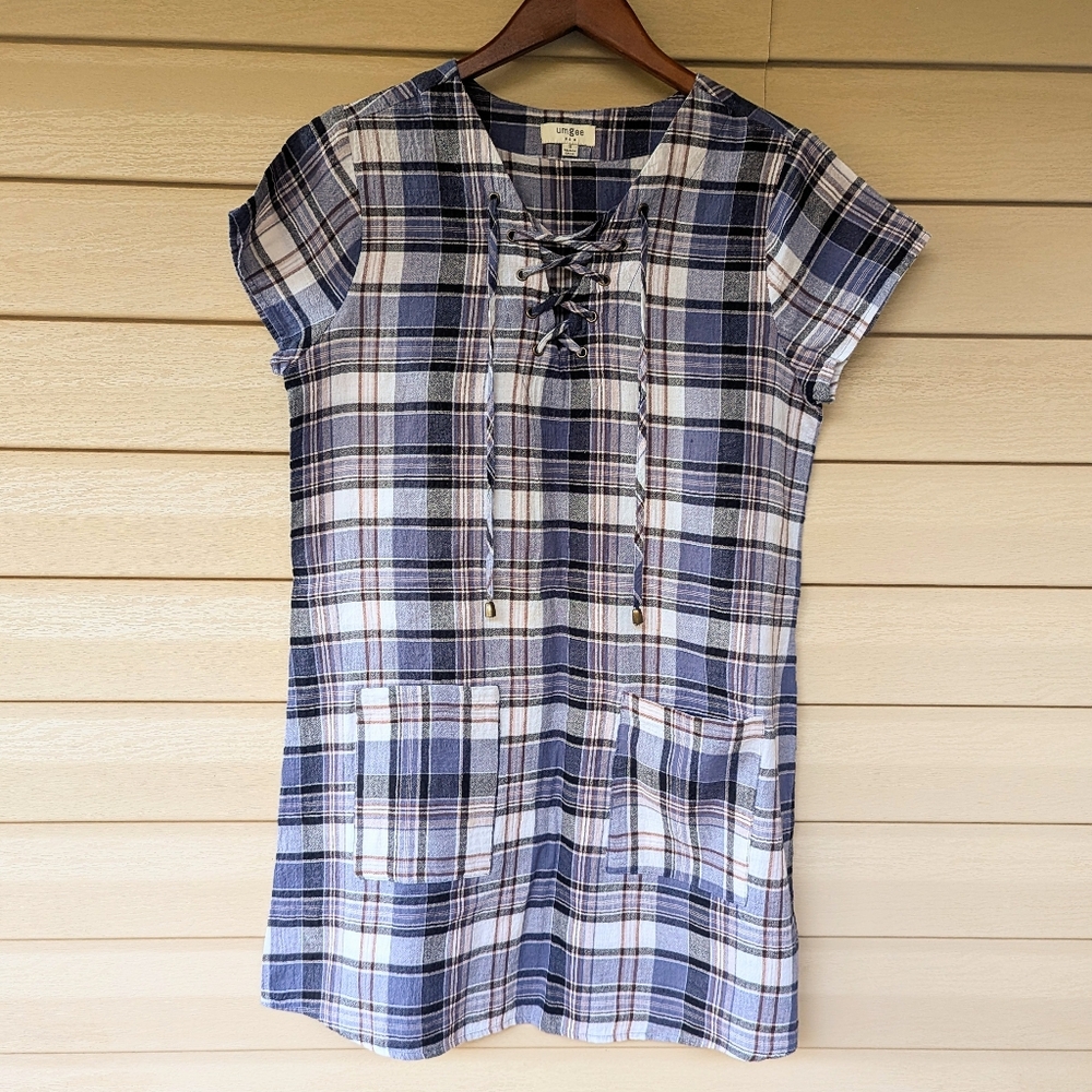 Umgee Shirt Dress (Small)